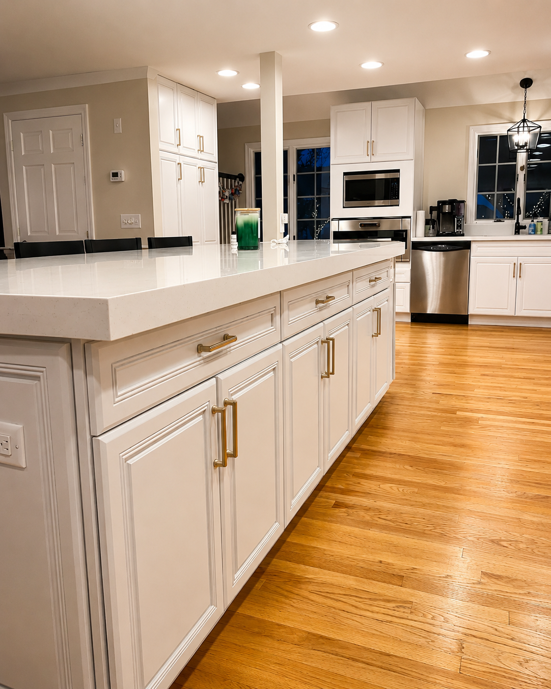 Cabinet painting and refinishing by Compass Painting in Hyannis Cape Cod