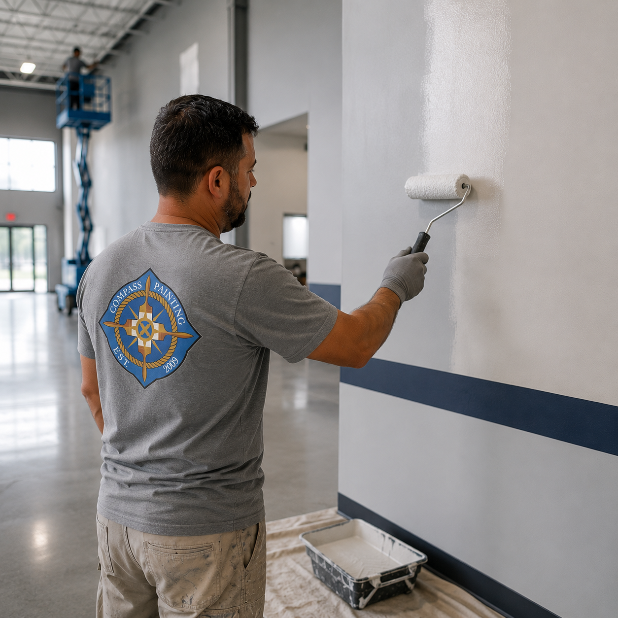 Commercial painting in Hyannis by Compass Painting