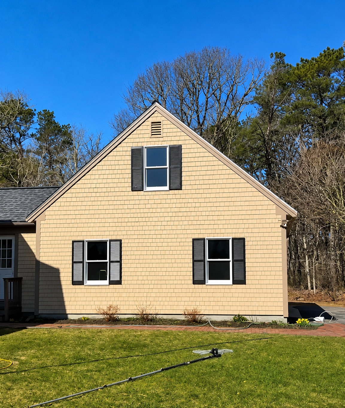Exterior house painting in Hyannis by Compass Painting
